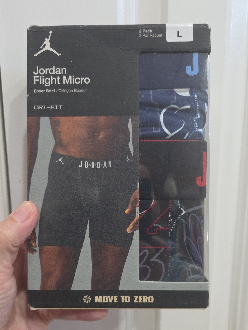 NIB Men's Jordan Flight 2pk Micro Dri-FIT Boxer Briefs